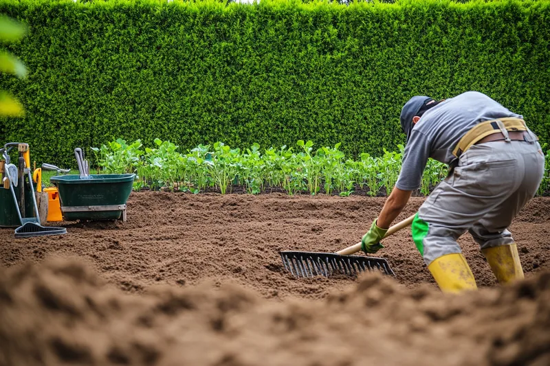 como nivelar el suelo del jardin